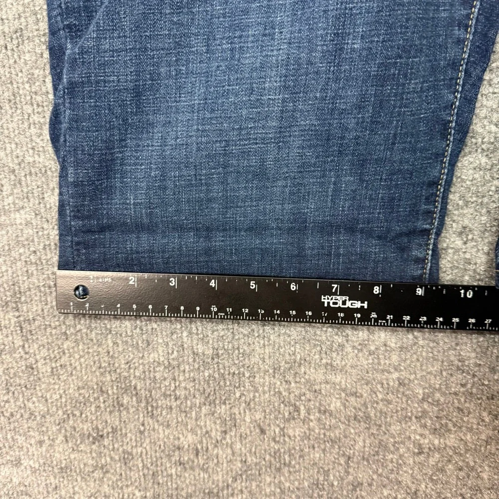 Levis Bermuda Shorts Womens 31 Blue‎ Dark Wash Stretch Denim Mid Rise 34x11.5